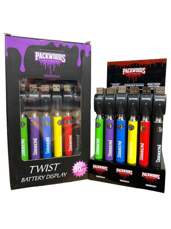 Packwoods Twist Battery 900mAh THC Vape Pen