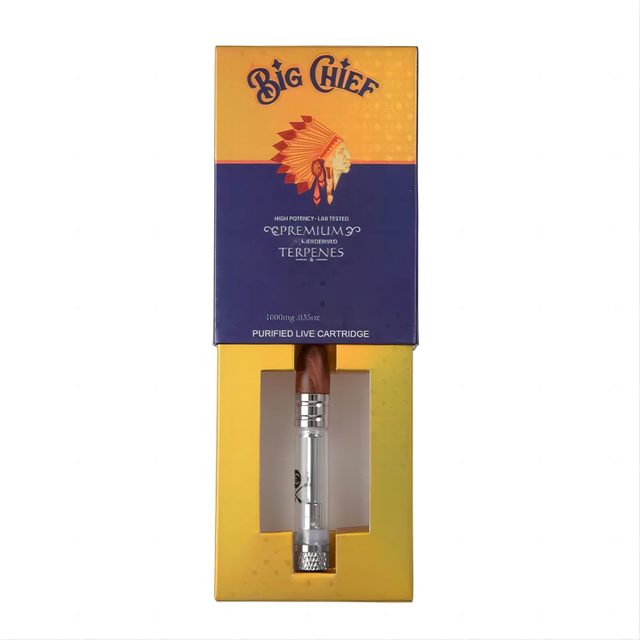 Big Chief 0.8ML CBD THC Vape Cartridge