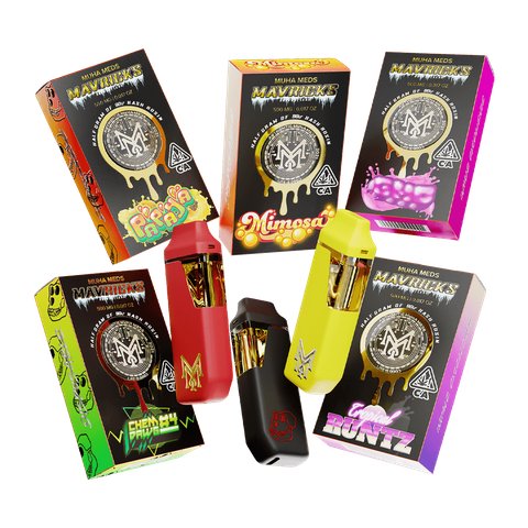 Muha Meds Mavericks 1000mg Empty Disposable Vape Pen CBD THC