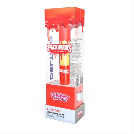 Packwoods Glass Live Rosin Disposable Vape Pen THC CBD 1000mg