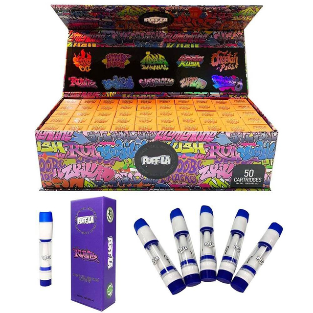 Puff LA Vape Carts 1 Gram Empty CBD THC Oil Cartridge