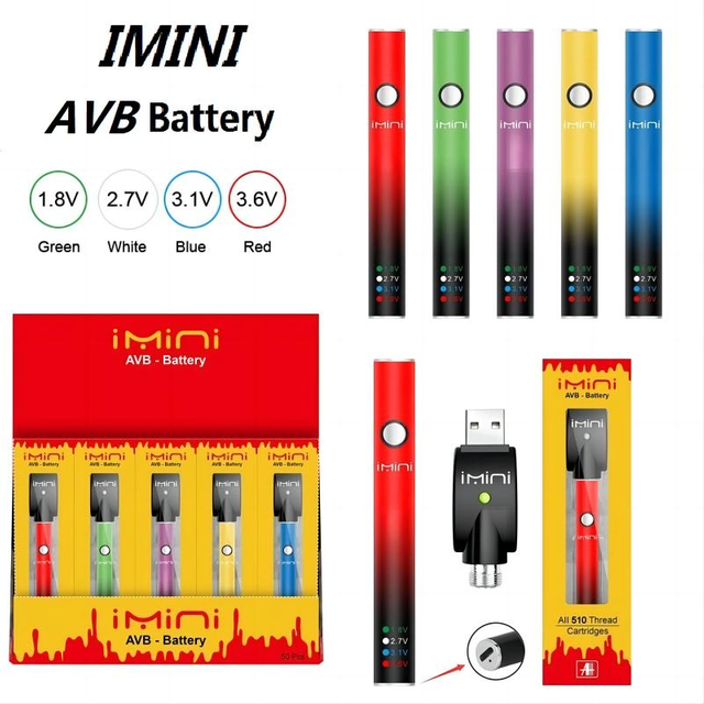 Imini AVB 380mAh Cartridge THC Battery 510 Thread Vape Pen