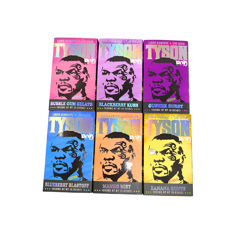 1000mg Tyson 2.0 Disposable Pen Delta 8 Empty Vape Pod Cbd Oil Vapes
