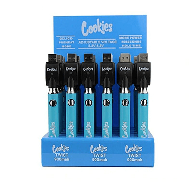 Cookies Vape Pen Battery 900Mah 510 Thread CBD Cart Battery