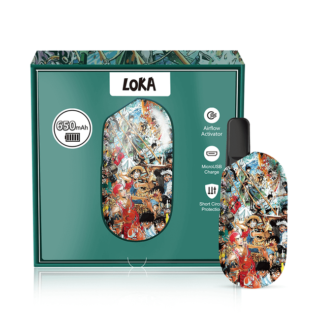 Loka CBD Oil Cartridge Box Mod 510 Thread 650Mah Vape Battery