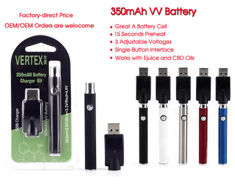 Vertex CBD/THC Vape Pen Battery 