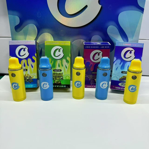 1G Cookies Disposable Live Resin Liquid Diamond All in One Cbd Vape Pen with Digital Display