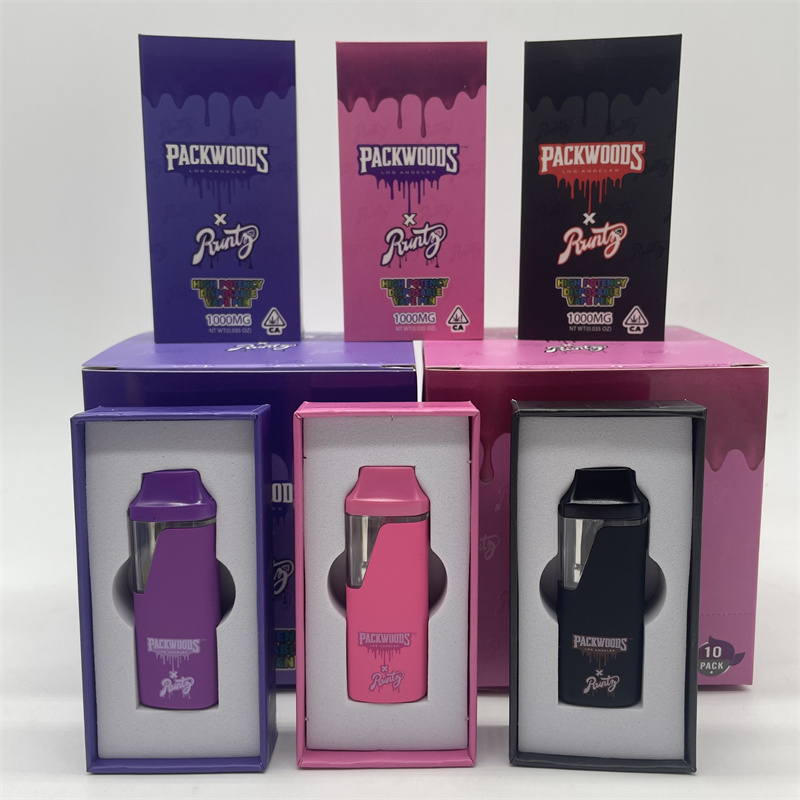 Packwoods Runtz 1ml Cbd Vape Starter Kit Rechargeable Disposable Vape Pen