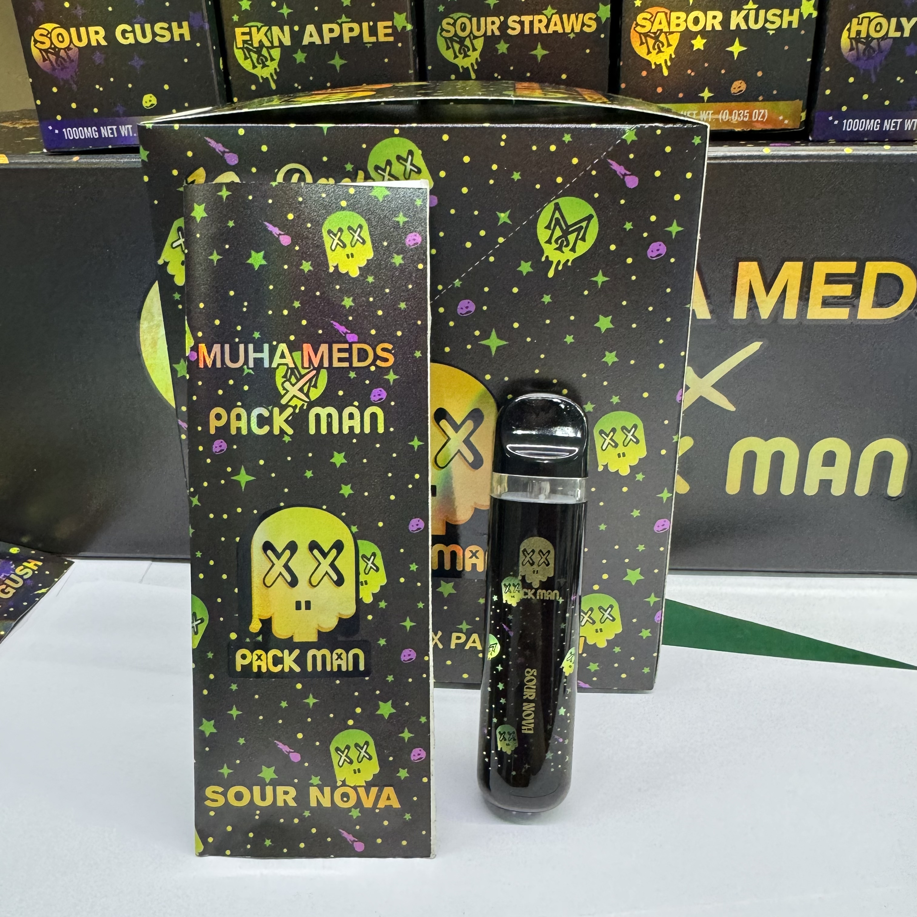 1ML Muha Meds X Packman Disposable Vapes Empty Cbd Oil Vape Pen