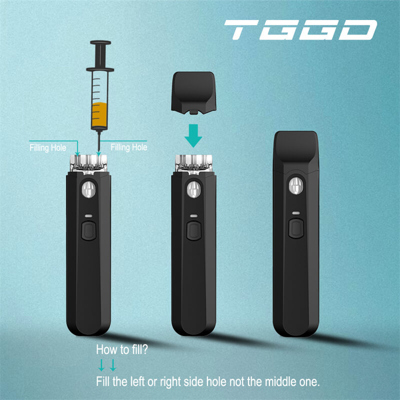 TGGD Disposable CBD Oil Pod 1ML Electronic Cigarettes Pods Vape Pen 