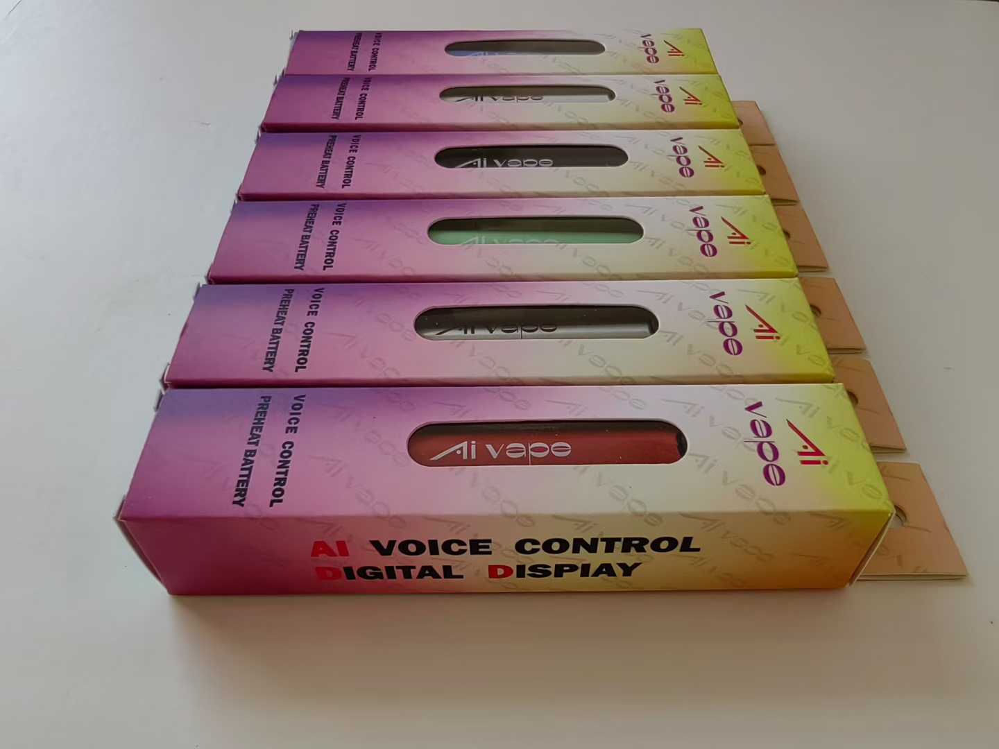 2025 Ai Voice Control Digital Display 510 CBD Vape Battery