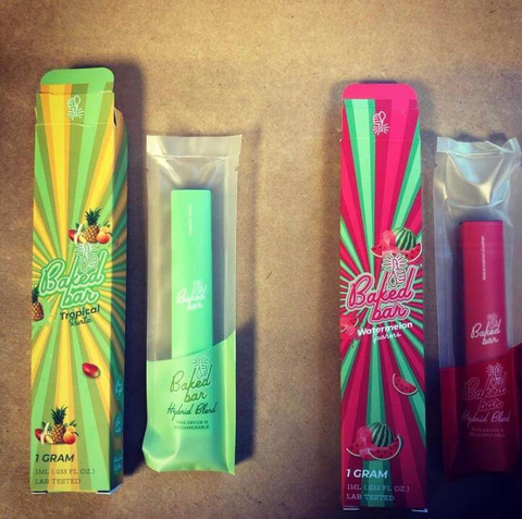 Baked Bar THC Oil Vape Pods Disposable Vape Batteries Pen