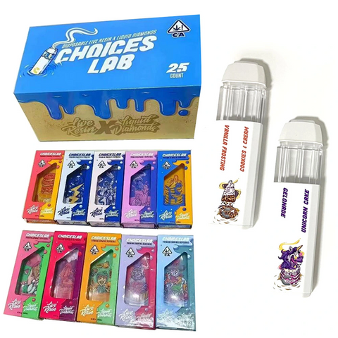 Choices Labs Dual Chamber 2g Empty Disposable Vape Pen Pure Cbd Vape