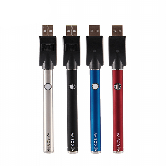 Cos VV Twist 510 CBD Battery Slim Pen 380Mah For Vape Cartridge