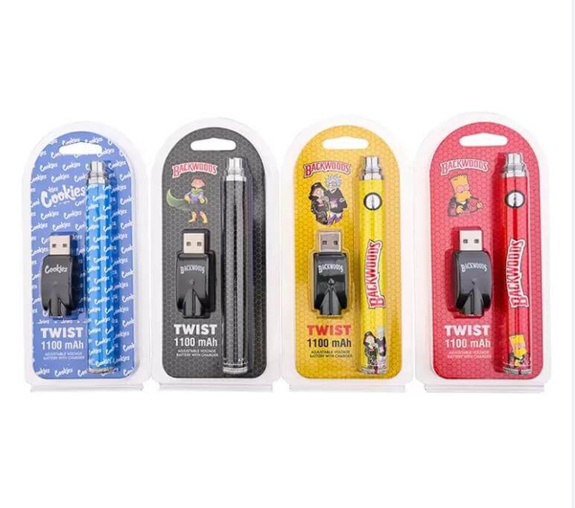 Backwoods Cookies CBD Vape Pen Battery Rechargeable Vape Cartridge Battery