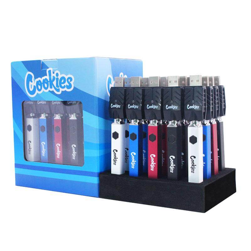 Square Cookies Battery Variable Voltage 510 Best Vape Pen For Oil Cartridge