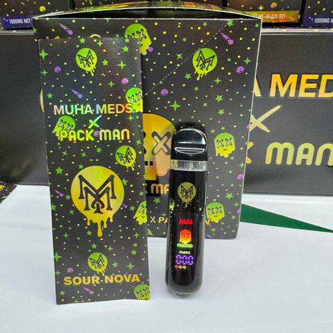 1ML Muha Meds X Packman Disposable Vapes Empty Cbd Oil Vape Pen