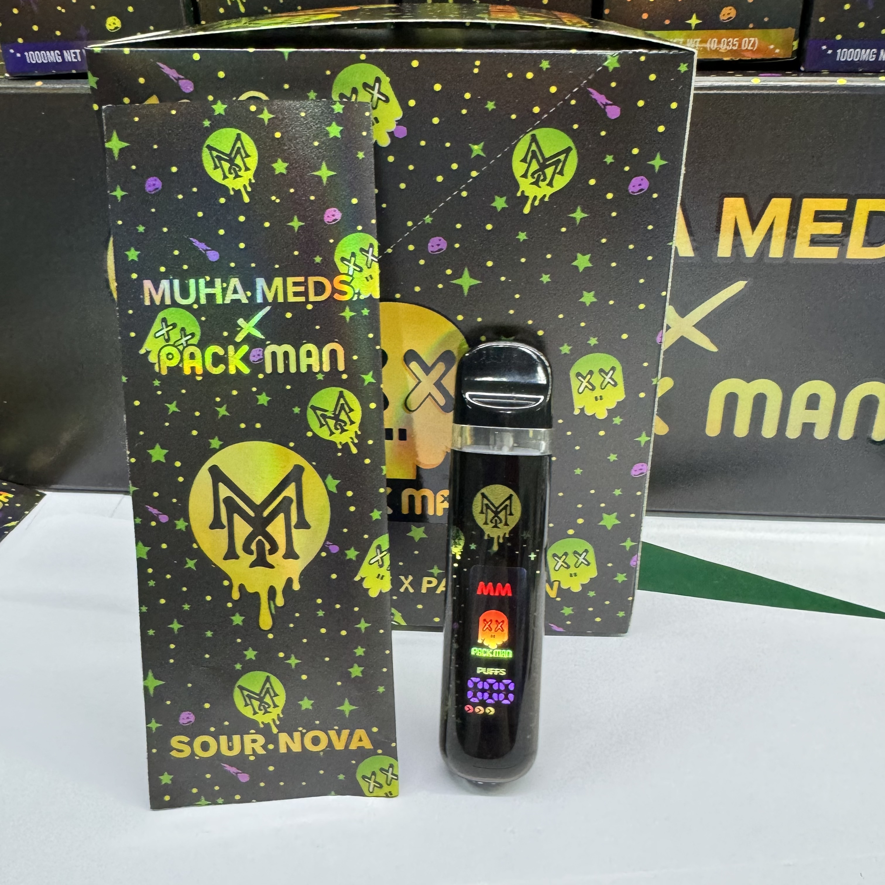 1ML Muha Meds X Packman Disposable Vapes Empty Cbd Oil Vape Pen