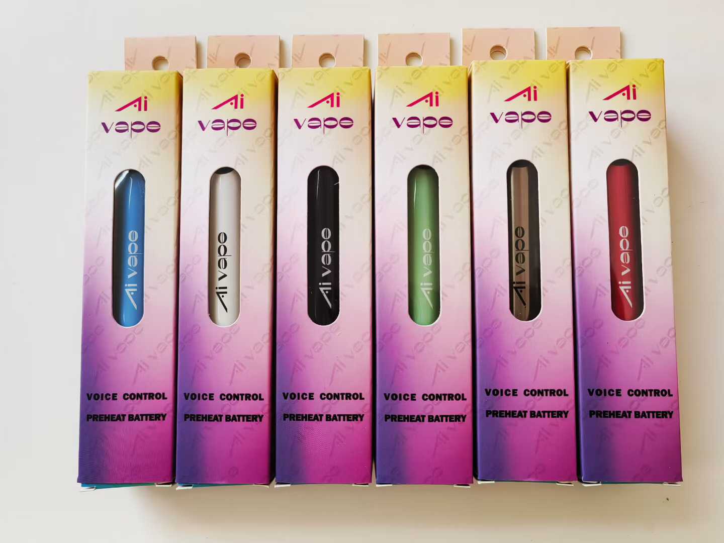 2025 Ai Voice Control Digital Display 510 CBD Vape Battery