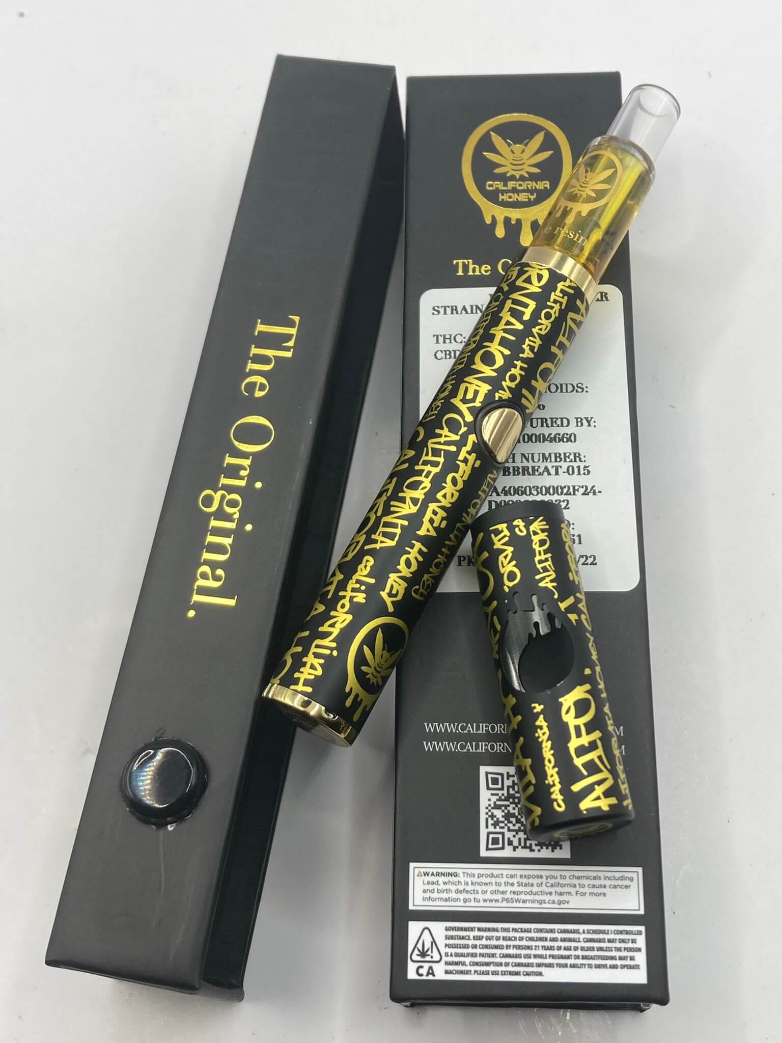 California Honey Disposable Vape Pen CBD THC Delta 8 Battery