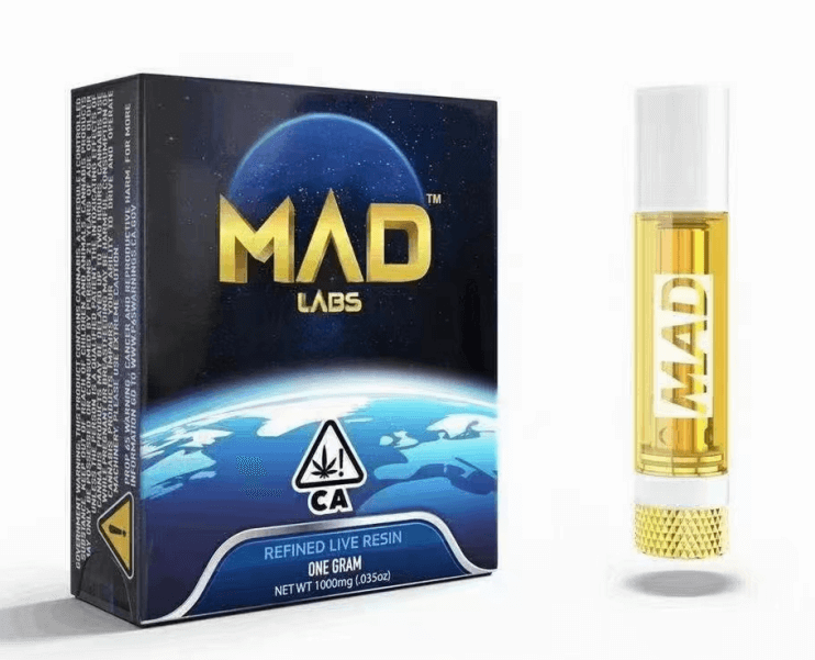 Mad Labs Best THC Cartridge California 2022 Vape Cartridge On Plane