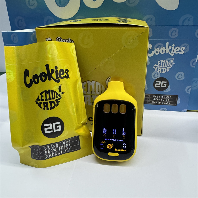 Cookies Three Flavors Cookies 3 in 1 Cbd Vape Disposables Empty 0.6+0.6+0.6ml Vape Pen