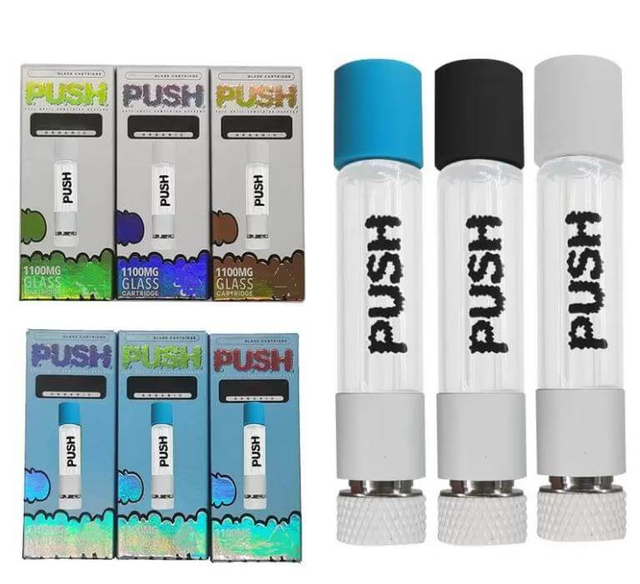 Push CBD Cartridge 510 All Glass 1000mg Vape Cartridge