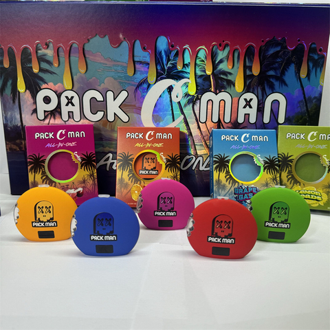 1 Gram Packman X Cookies Empty Disposable CBD Oils Vape Pen for Live Resin Oils 1000MG