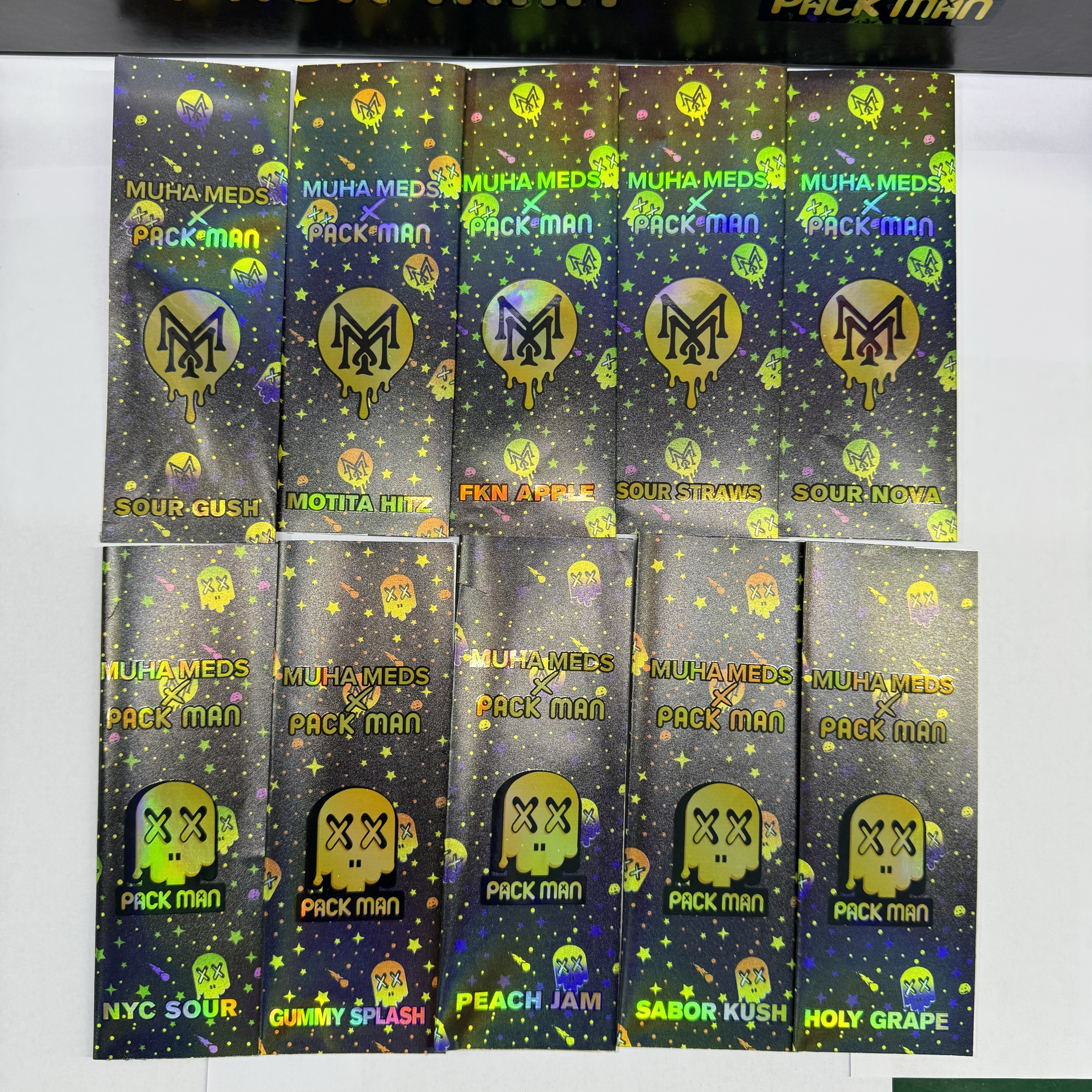 1ML Muha Meds X Packman Disposable Vapes Empty Cbd Oil Vape Pen