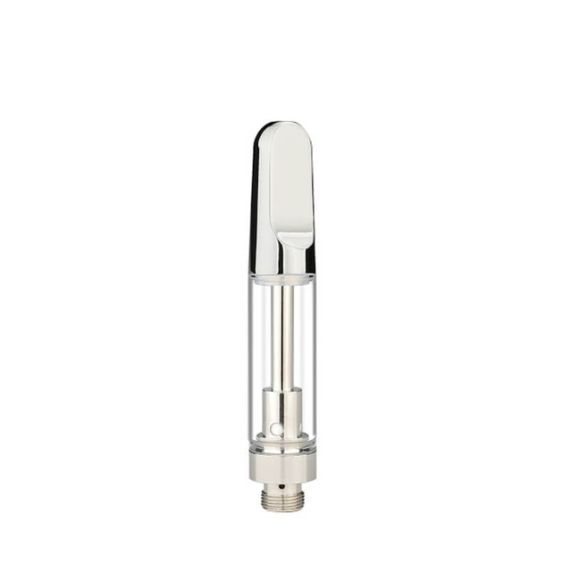  Ccell CBD Cartridge Clear 1.0ML Glass Silver Ceramic THC Vape Carts