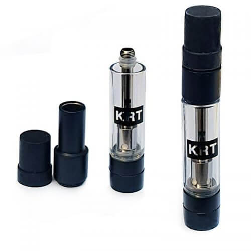 Black KRT Best CBD Vape Cartridge Delta 8 THC Carts