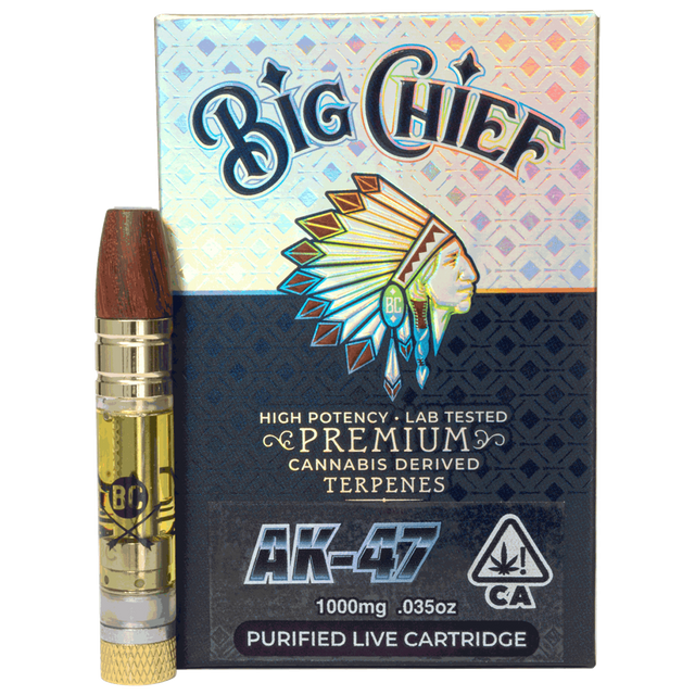 Big Chief THC Cartridges 0.8 Gram Vape Carts CBD