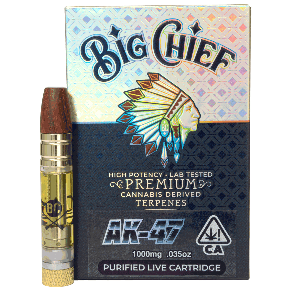 Big Chief THC Cartridges 0.8 Gram Vape Carts CBD